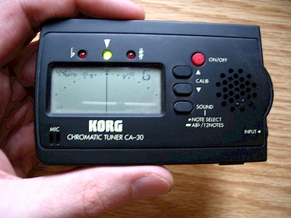korg ca-30 tuner user manual